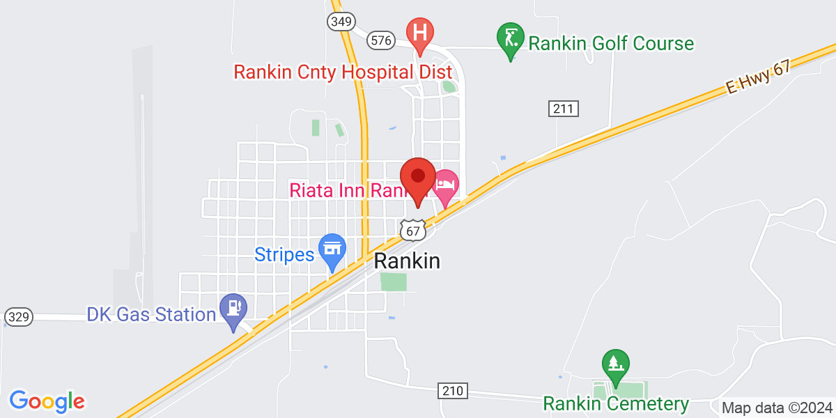 Map of Rankin Public Library